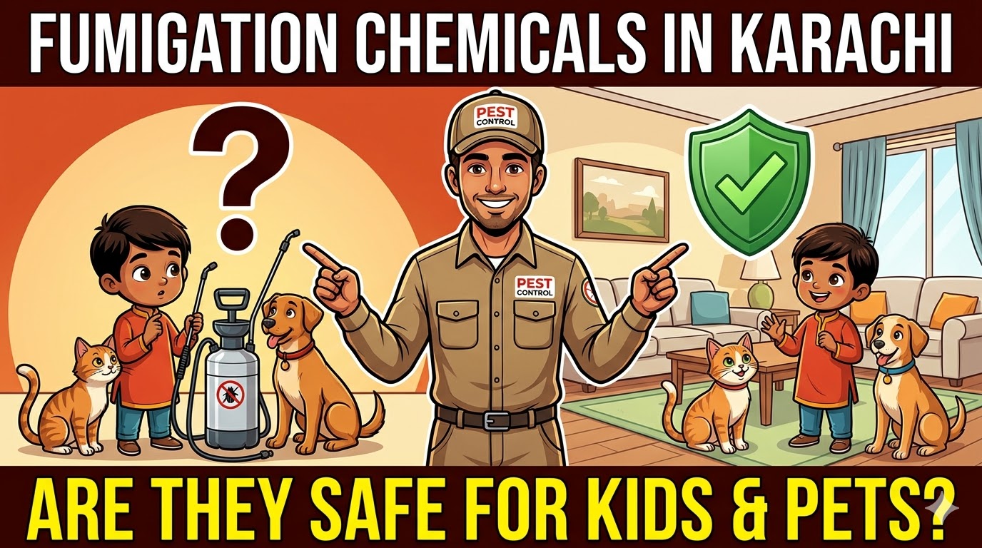 Are Fumigation Chemicals in Karachi Safe for Children and Pets? The Honest Answer