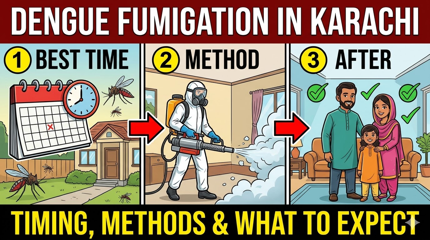 Dengue Mosquito Fumigation in Karachi: Best Timing, Methods, and What to Expect