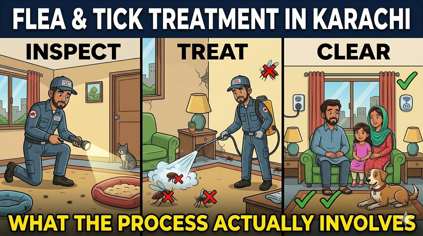 Flea and Tick Treatment for Karachi Homes: What the Process Involves and How Long It Takes