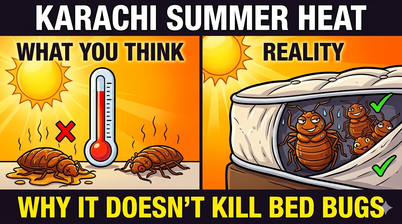 How Bed Bugs Survive Karachi’s Heat — And Why Summer Doesn’t Kill Them