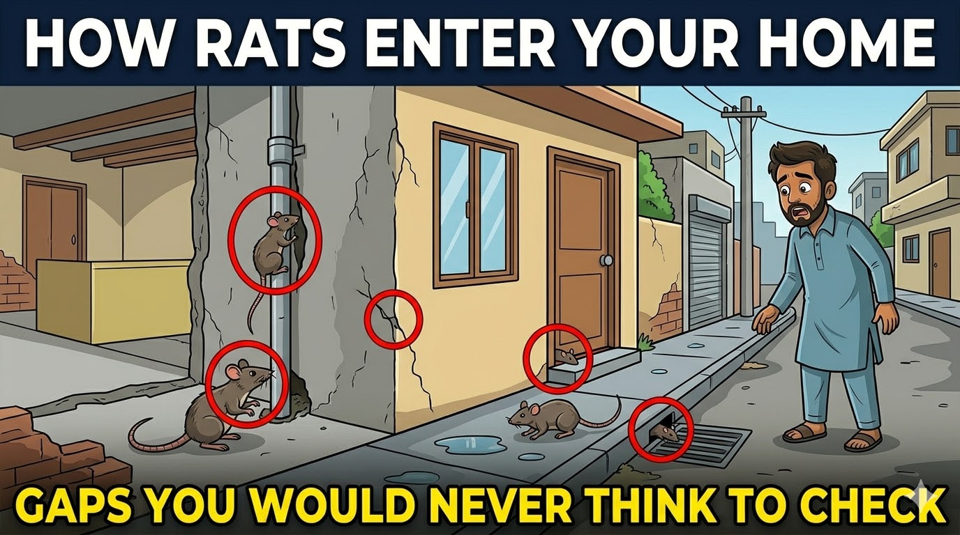 How Rodents Enter Karachi Homes Through Gaps You Would Never Think to Check