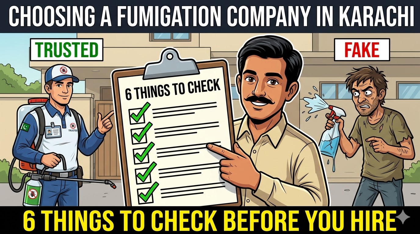How to Choose a Trustworthy Fumigation Company in Karachi: 6 Things to Check