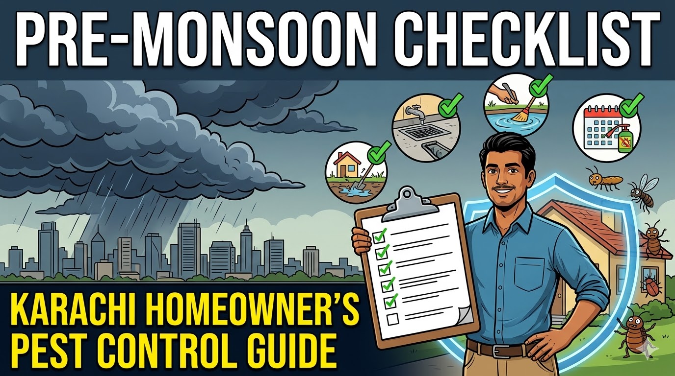 Pre-Monsoon Pest Control Checklist for Karachi Homeowners