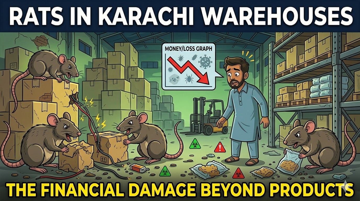 Rats in Karachi Warehouses and Storage Units: The Financial Damage Beyond Just Product Loss