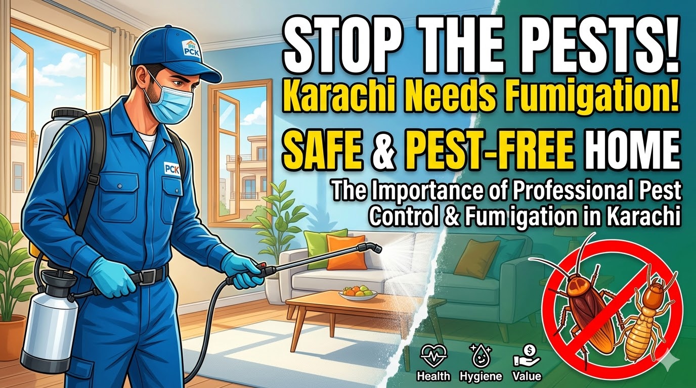 The Importance of Fumigation & Pest Control Services in Karachi