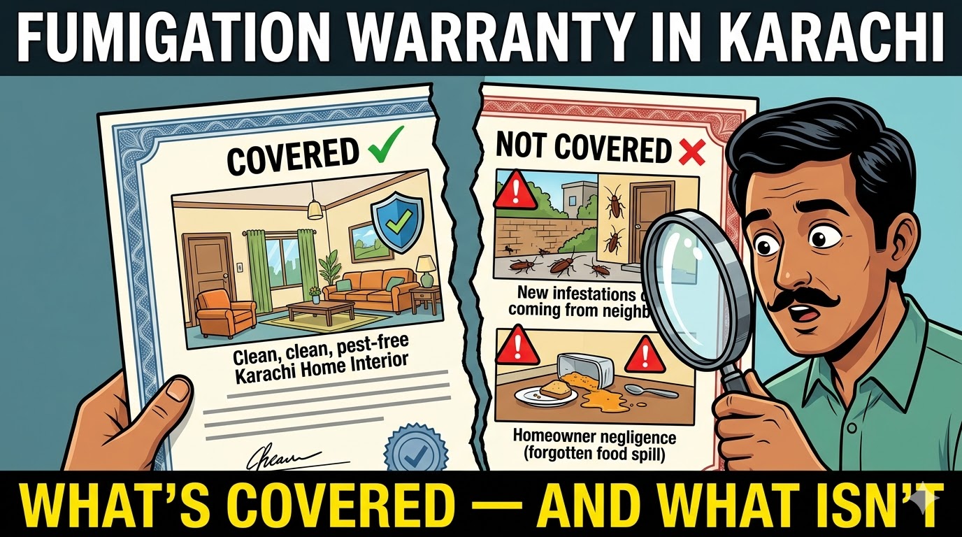 What a Fumigation Warranty in Karachi Actually Covers — and What It Doesn’t