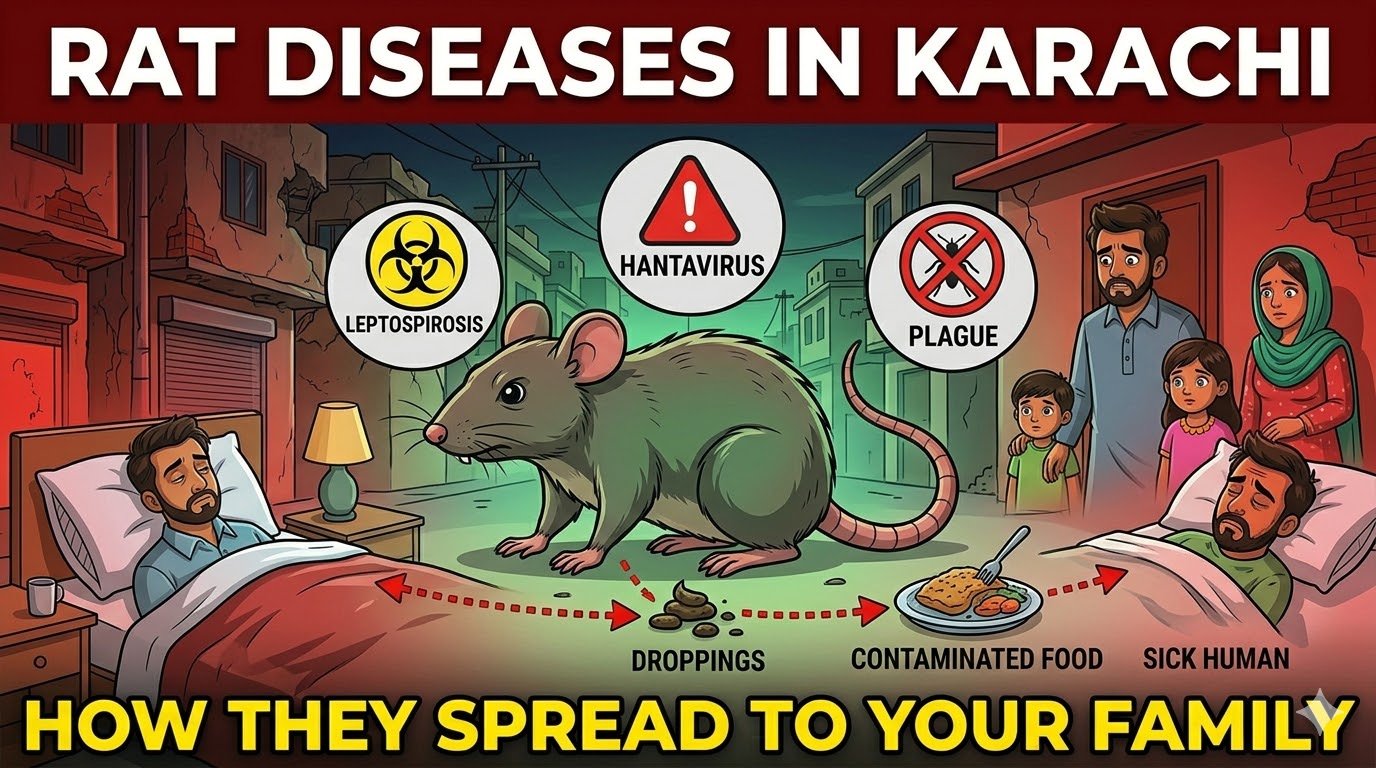 What Diseases Do Rats Carry in Karachi and How Do They Reach Humans?