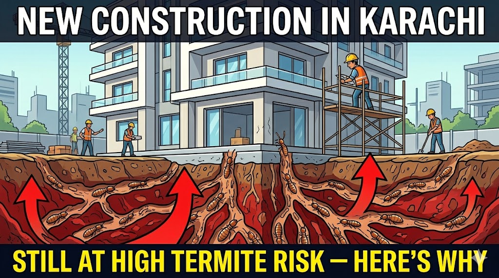 Why Karachi’s New Construction Projects Are Still at High Risk of Termite Damage