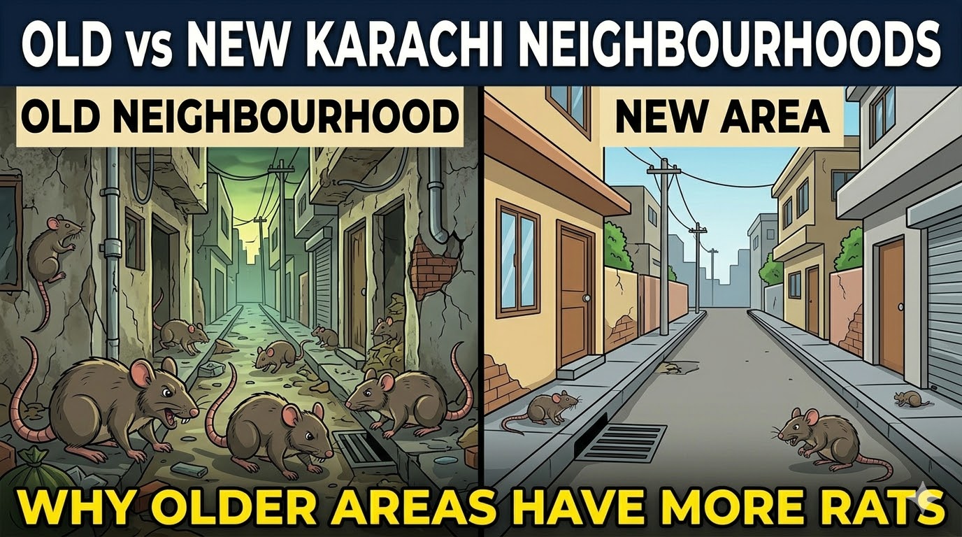 Why Karachis Older Neighbourhoods Have Worse Rodent Problems — And What Changes That