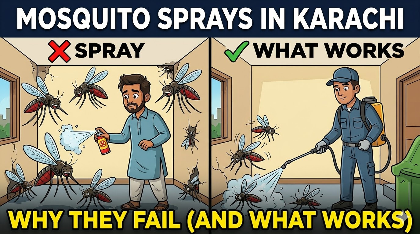 Why Mosquito Sprays Fail in Karachi Homes — And What Actually Works Long-Term