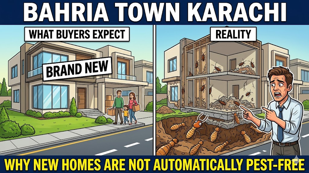 Bahria Town Karachi Fumigation: Why New Developments Are Not Automatically Pest-Free