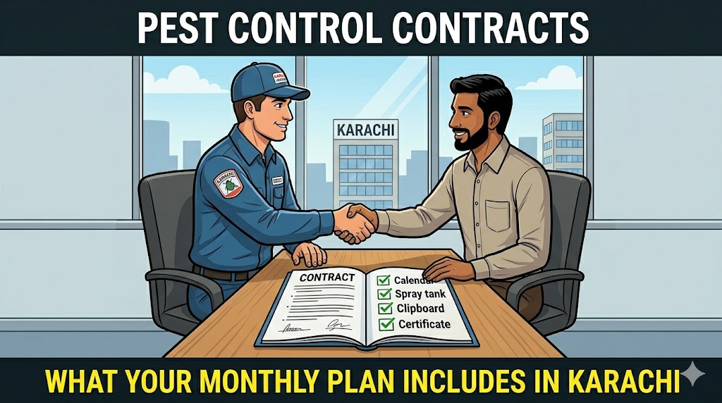 Pest Control Contracts for Karachi Businesses: What a Monthly Service Plan Includes