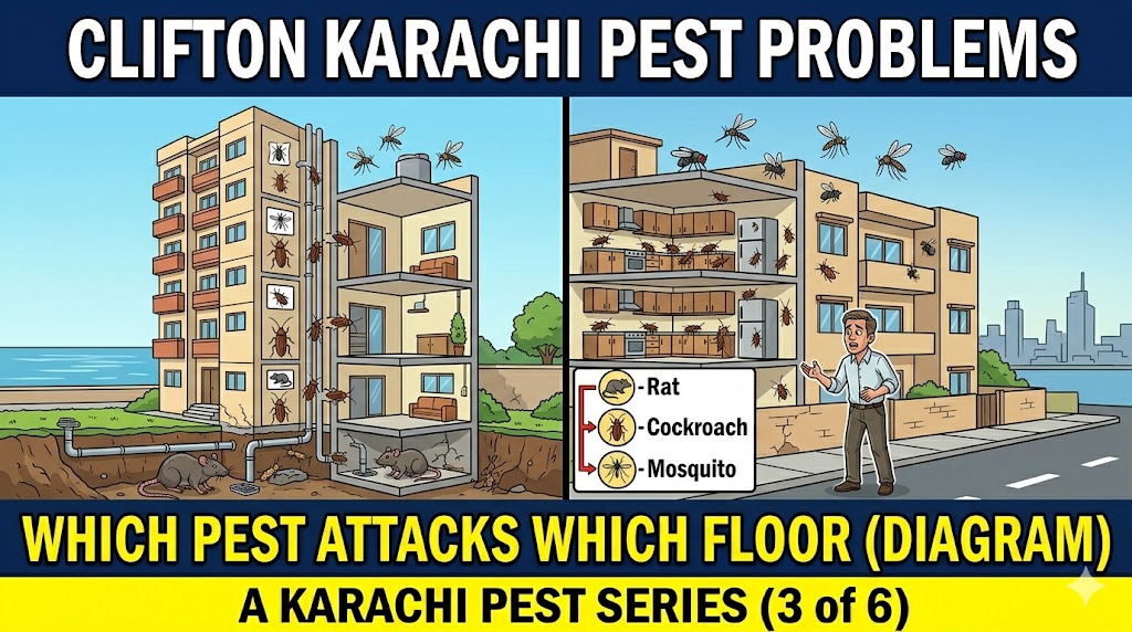Pest Control in Clifton Karachi: What Residents Deal With Most by Area and Floor Level