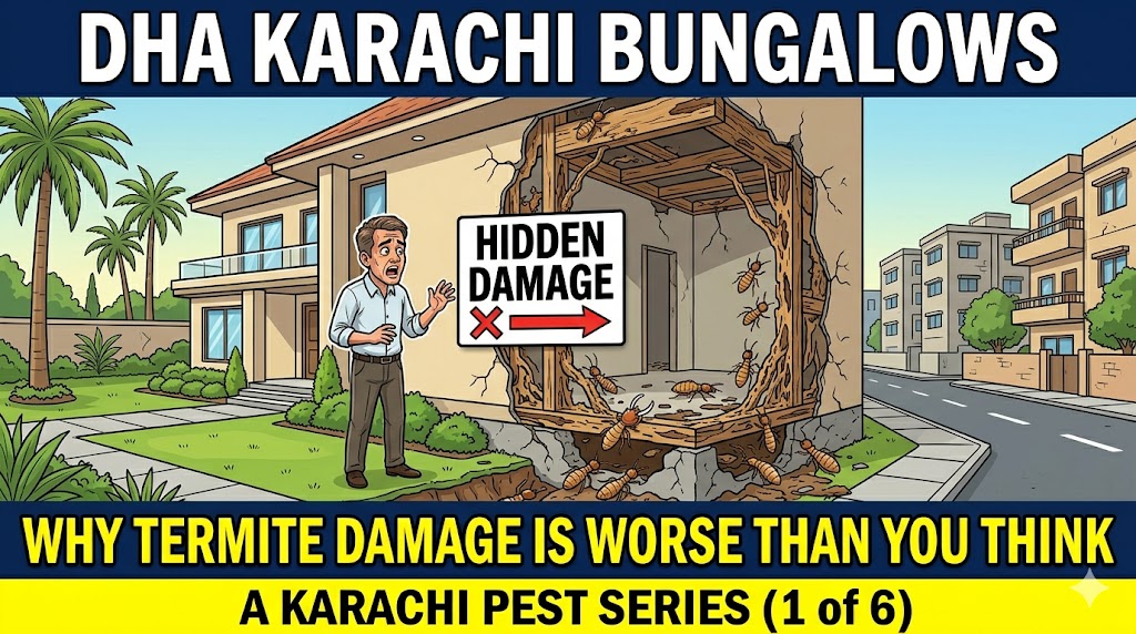 Why DHA Karachi Bungalows Have Some of the Worst Termite Damage in the City
