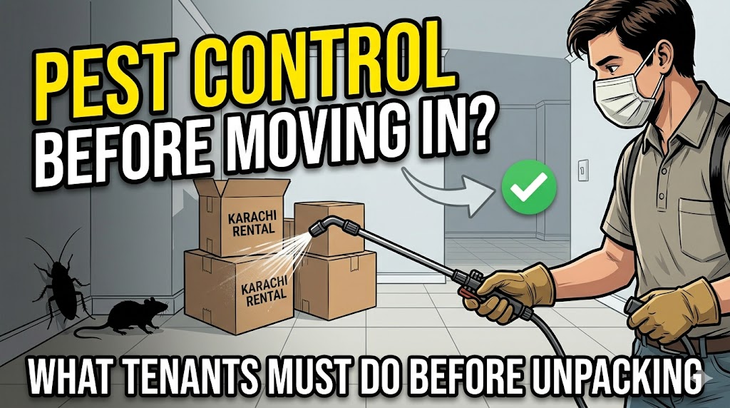 Pest Control Before Moving Into A New Rental In Karachi